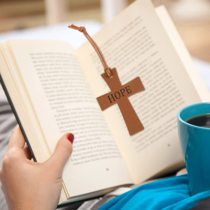 Christianartworkshop Signets bibliques en cuir avec des phrases significatives : un doux rappel d’espoir - image 2