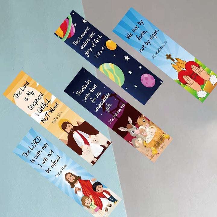 Christianartworkshop Lot de 30 marque-pages avec versets bibliques et illustrations : un encouragement bienveillant pour les lecteurs - image 8