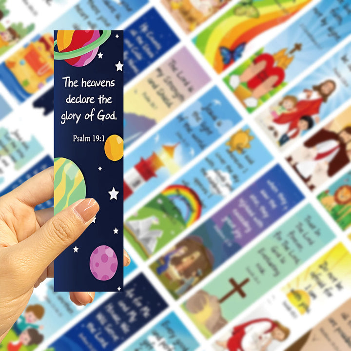 Christianartworkshop Lot de 30 marque-pages avec versets bibliques et illustrations : un encouragement bienveillant pour les lecteurs - image 3