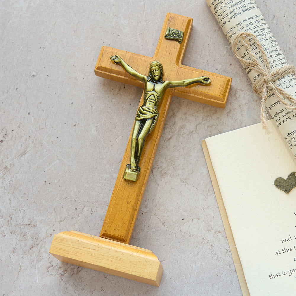 Christianartworkshop Décoration de bureau crucifix « Amour rédempteur » : Son cadeau en toute discrétion - image 1