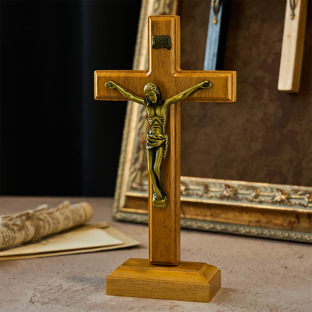 Christianartworkshop Décoration de bureau crucifix « Amour rédempteur » : Son cadeau en toute discrétion - image 2