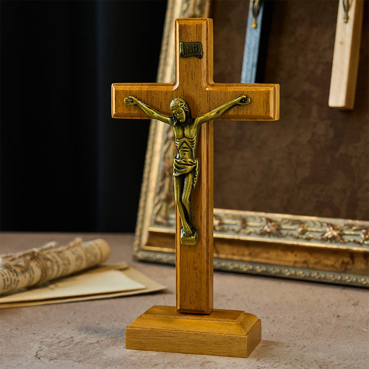 Christianartworkshop Décoration de bureau crucifix « Amour rédempteur » : Son cadeau en toute discrétion - image 2