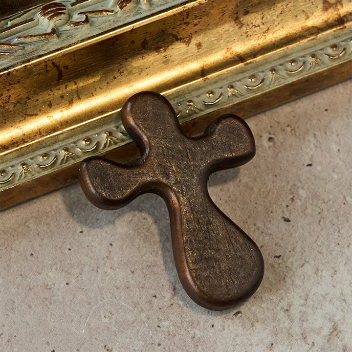 Christianartworkshop Croix de poche en bois six pièces : His Grace On-the-Go - image 3