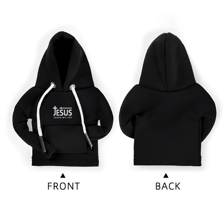 Christianartworkshop Sweat à capuche « Jésus m'a sauvé la vie » et housse de levier de vitesse pour voiture : une affirmation de foi audacieuse - image 7