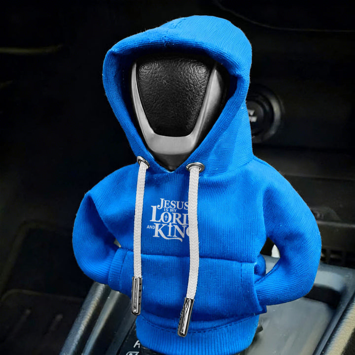 Christianartworkshop Sweat à capuche Jésus Seigneur et Roi, housse de levier de vitesse pour voiture : Une déclaration royale - image 9