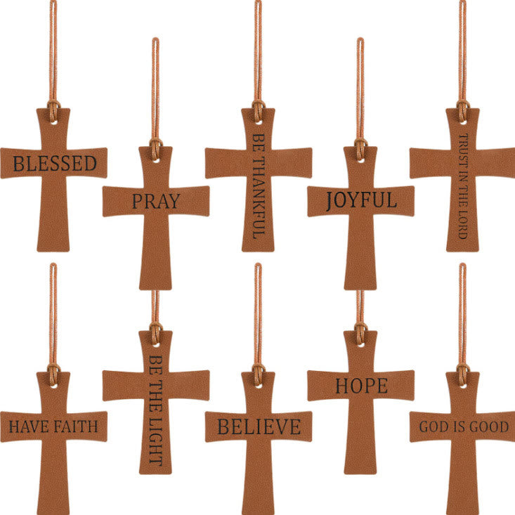 Christianartworkshop Signets bibliques en cuir avec des phrases significatives : un doux rappel d’espoir - image 4