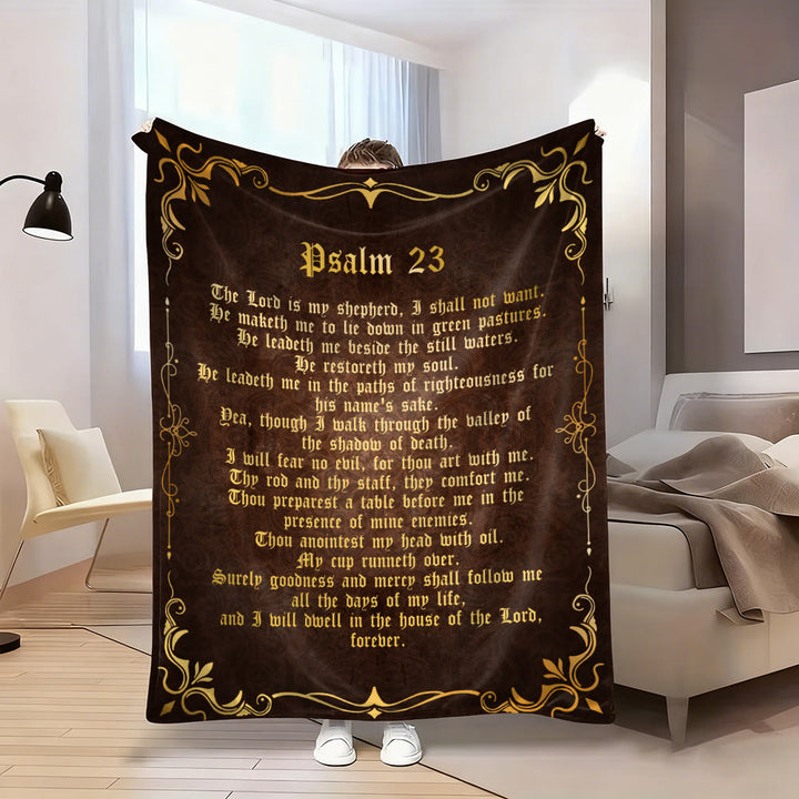 Christianartworkshop Tapisserie « Psaume 23 : Seigneur est mon berger » : Sa paix dans votre espace - 59''*78.74''/150*200cm - image 0