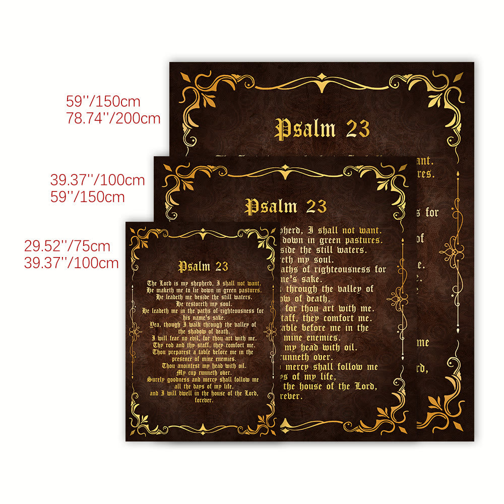 Christianartworkshop Tapisserie « Psaume 23 : Seigneur est mon berger » : Sa paix dans votre espace - image 6