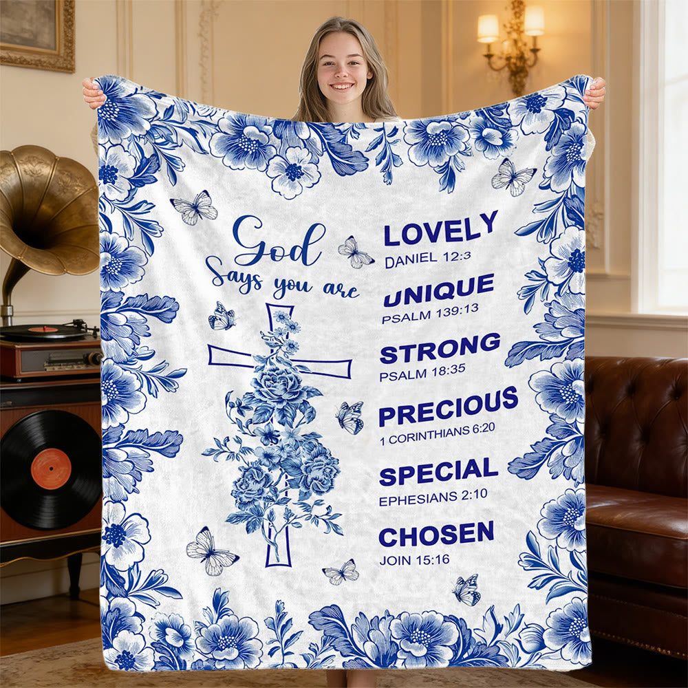 Christianartworkshop Tapisserie poétique « Dieu dit que tu es » : Une douce valeur pour les espaces de calme - image 4