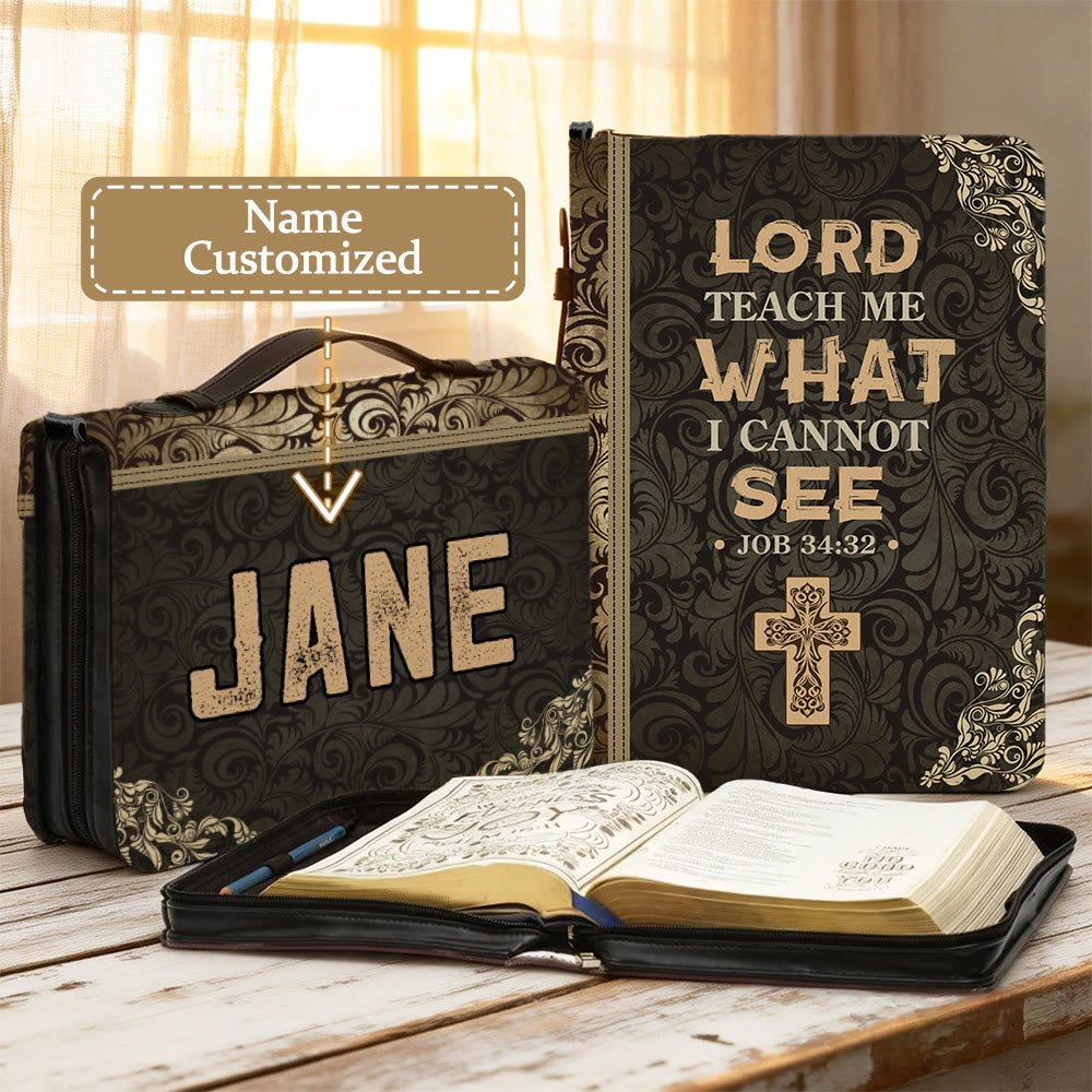Christianartworkshop Job 34:32 Couverture biblique : Un rappel paisible de foi et de sagesse - 2XL - Nom personnalisé - image 10