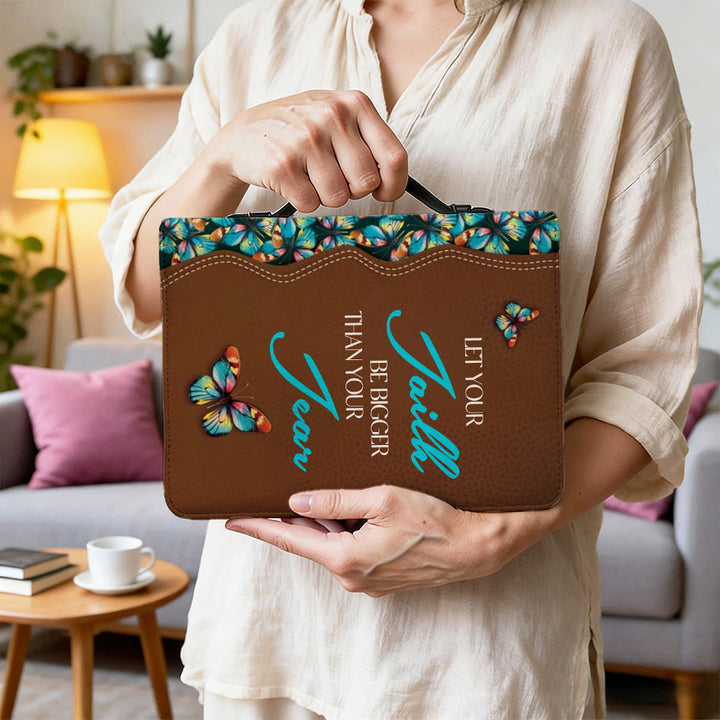 Christianartworkshop Couverture de Bible Papillon et Foi : Un rappel paisible d'espoir et de résilience - image 1