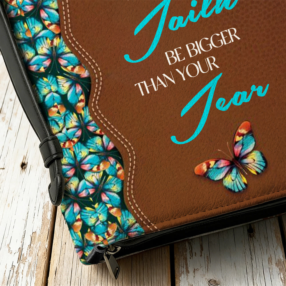 Christianartworkshop Couverture de Bible Papillon et Foi : Un rappel paisible d'espoir et de résilience - image 10