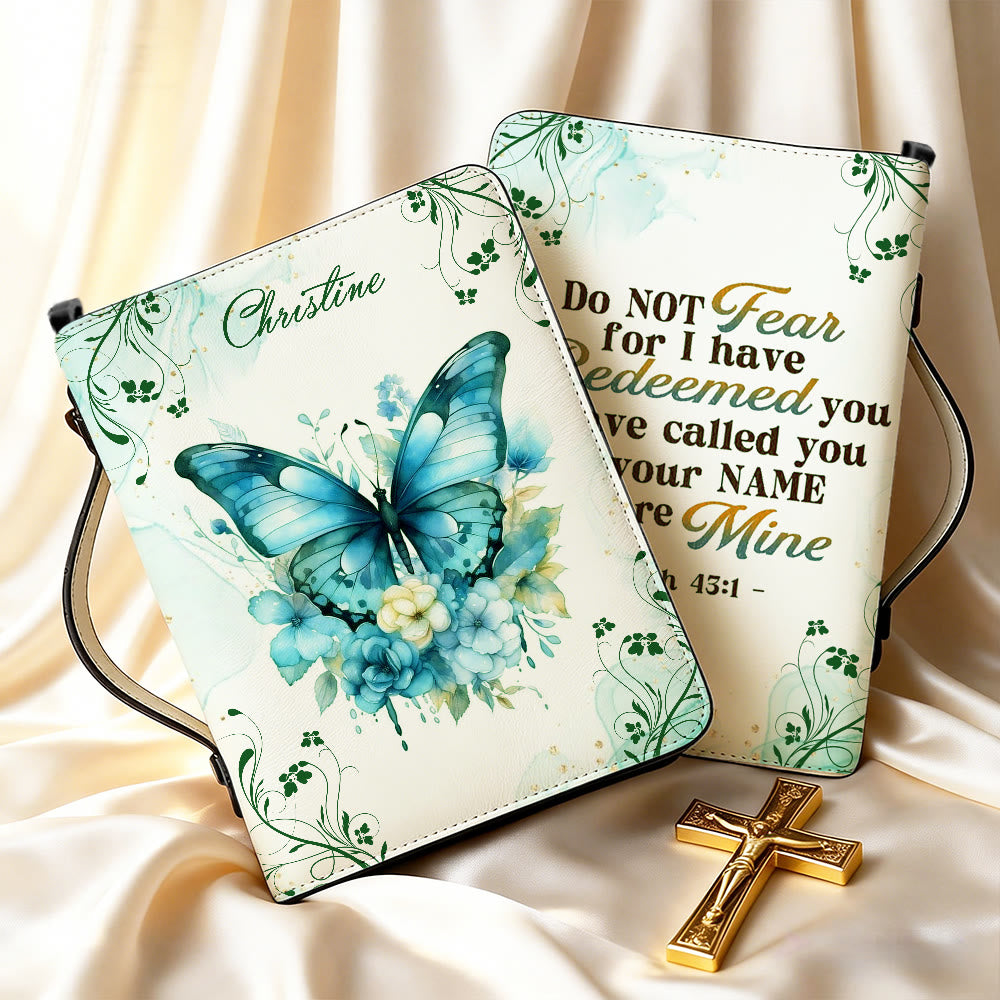 Christianartworkshop Couverture de Bible personnalisée avec papillon : Douce transformation pour sa Parole - image 6