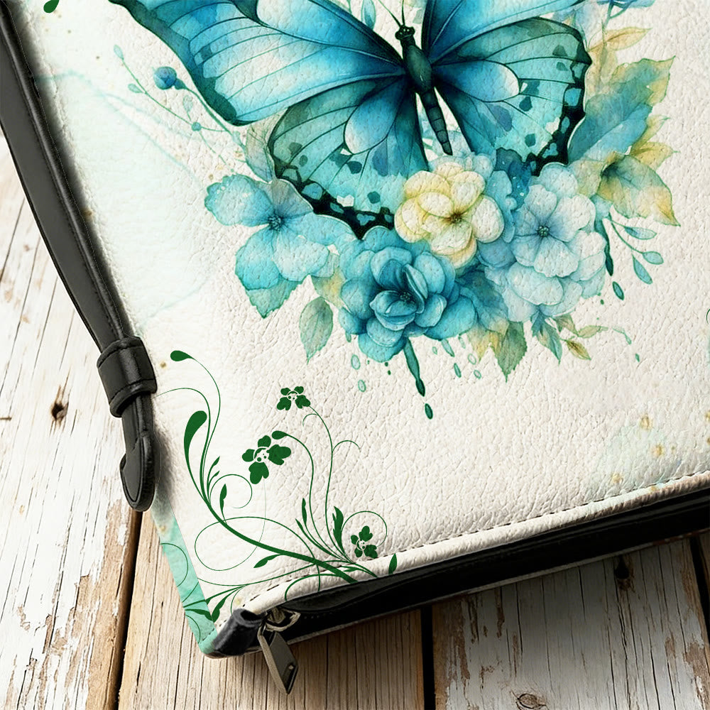 Christianartworkshop Couverture de Bible personnalisée avec papillon : Douce transformation pour sa Parole - image 10