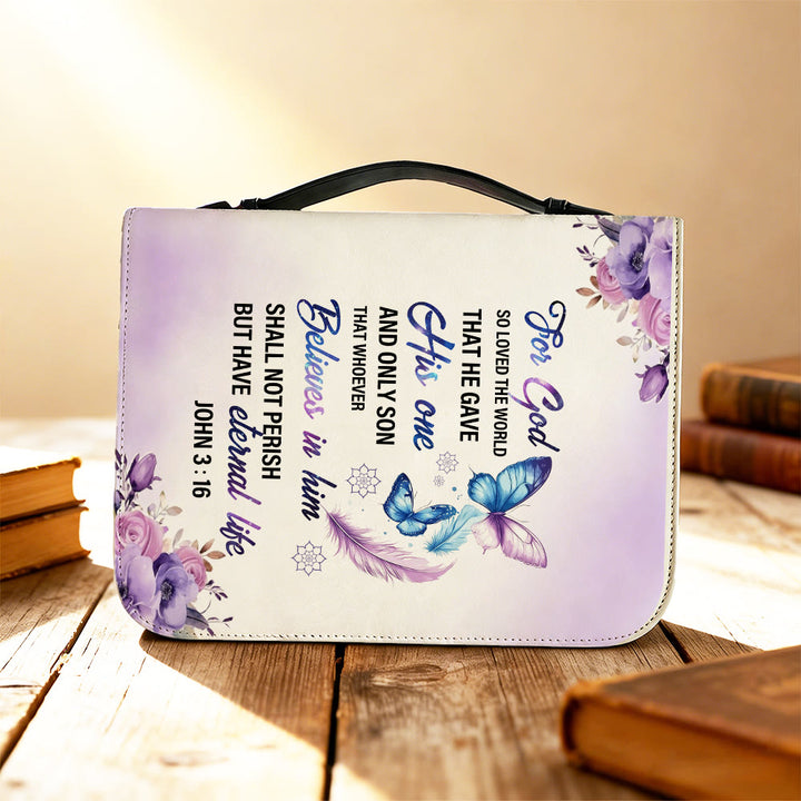 Christianartworkshop Jean 3:16 Couverture de la Bible avec croix : Un amour tendre pour sa Parole - image 4