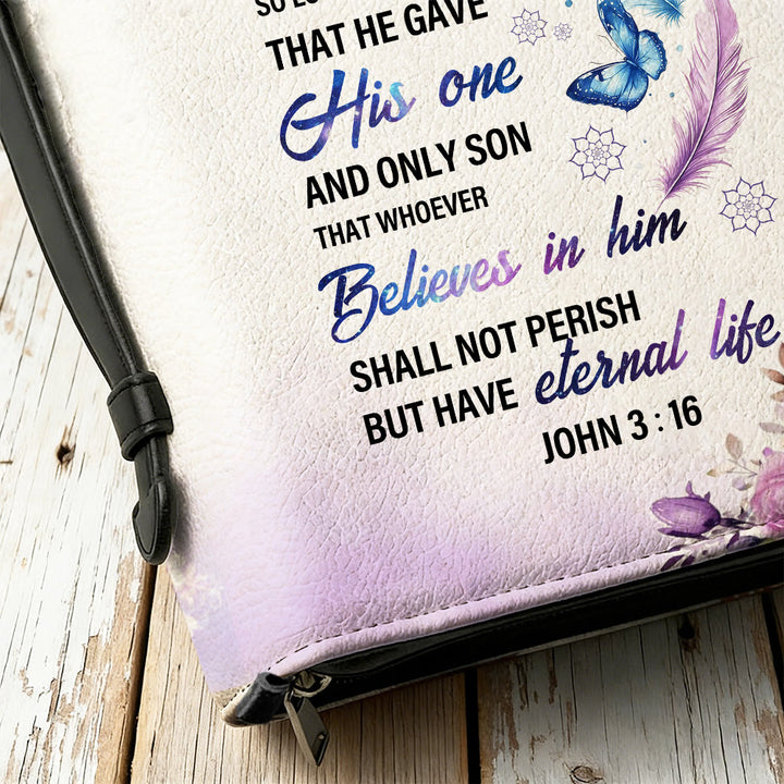 Christianartworkshop Jean 3:16 Couverture de la Bible avec croix : Un amour tendre pour sa Parole - image 10