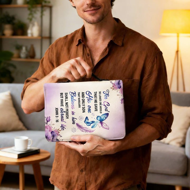 Christianartworkshop Jean 3:16 Couverture de la Bible avec croix : Un amour tendre pour sa Parole - image 2