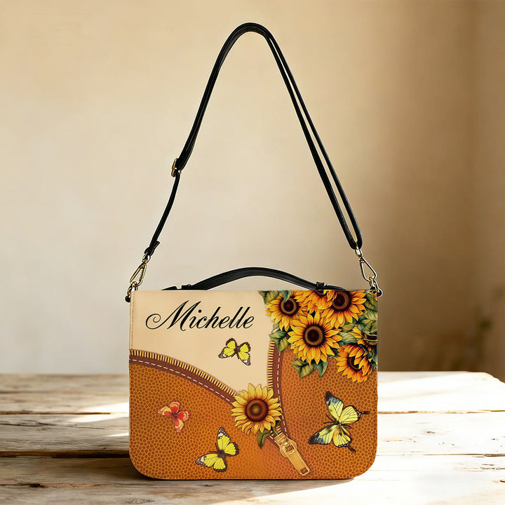 Christianartworkshop Couverture de la Bible Tournesol « Priez à travers tout cela » : Une foi persévérante en sa Parole - image 1