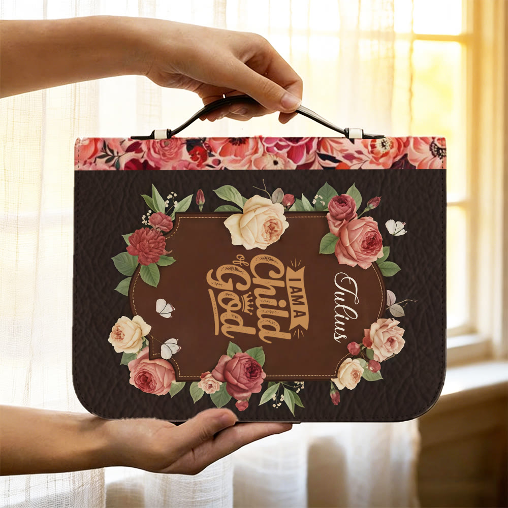 Christianartworkshop Je suis enfant de Dieu - Couverture de Bible en forme de croix : Une identité tendre pour sa Parole - image 2