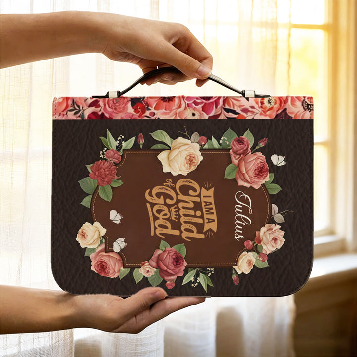 Christianartworkshop Je suis enfant de Dieu - Couverture de Bible en forme de croix : Une identité tendre pour sa Parole - image 2