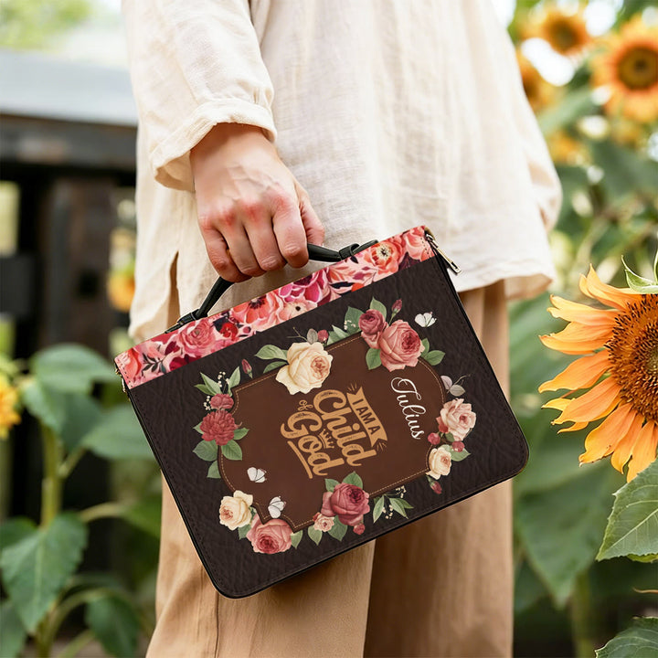 Christianartworkshop Je suis enfant de Dieu - Couverture de Bible en forme de croix : Une identité tendre pour sa Parole - image 1