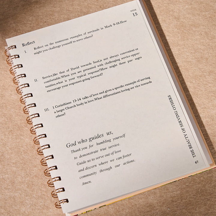 Christianartworkshop Journal biblique à couverture aux tons chauds : Un réconfort chaleureux pour la réflexion quotidienne - image 5