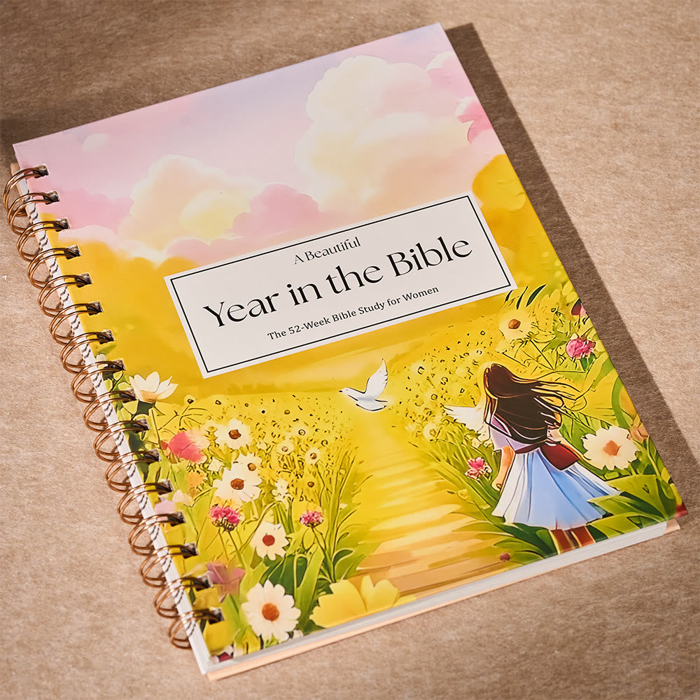 Christianartworkshop Journal biblique à couverture aux tons chauds : Un réconfort chaleureux pour la réflexion quotidienne - Couverture rose - image 0