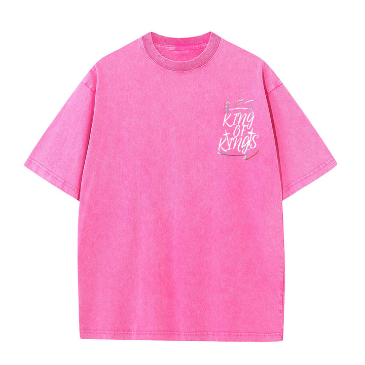 T-shirt unisexe délavé Christianartworkshop King Of Kings - image 7