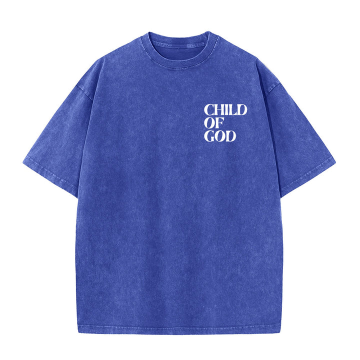 T-shirt unisexe délavé Christianartworkshop « Enfant de Dieu » - image 9