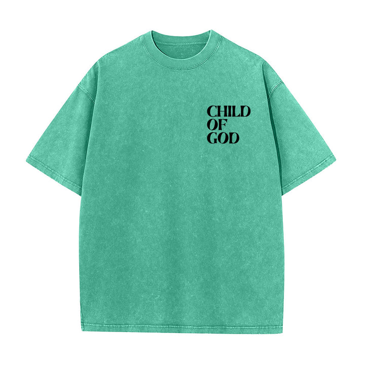 T-shirt unisexe délavé Christianartworkshop « Enfant de Dieu » - image 13