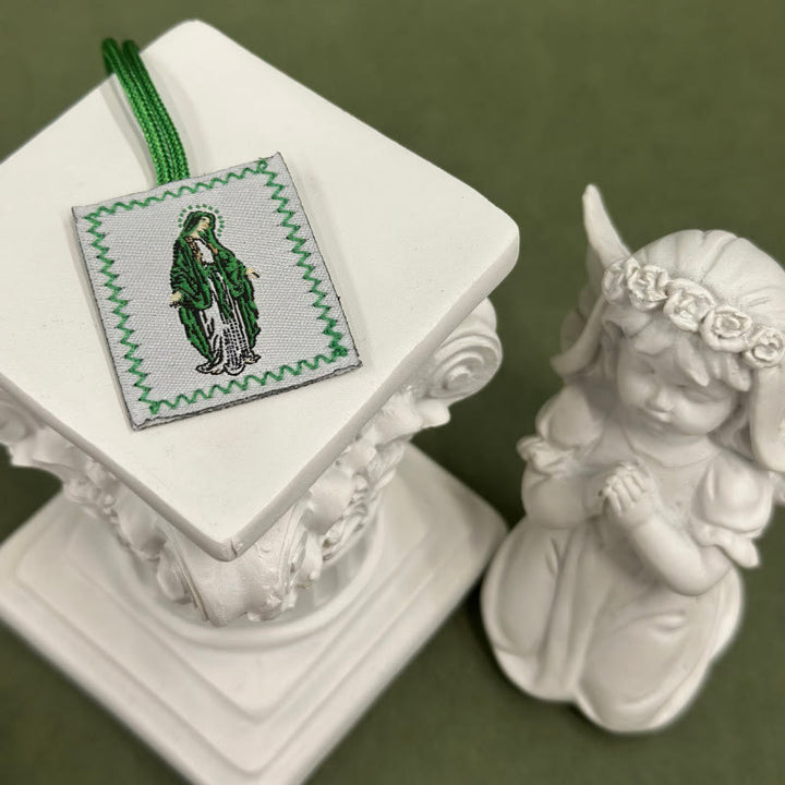 Atelier d'art chrétien Scapulaire de Jésus et de Notre-Dame : Tendre rappel de sa sollicitude - G - image 7