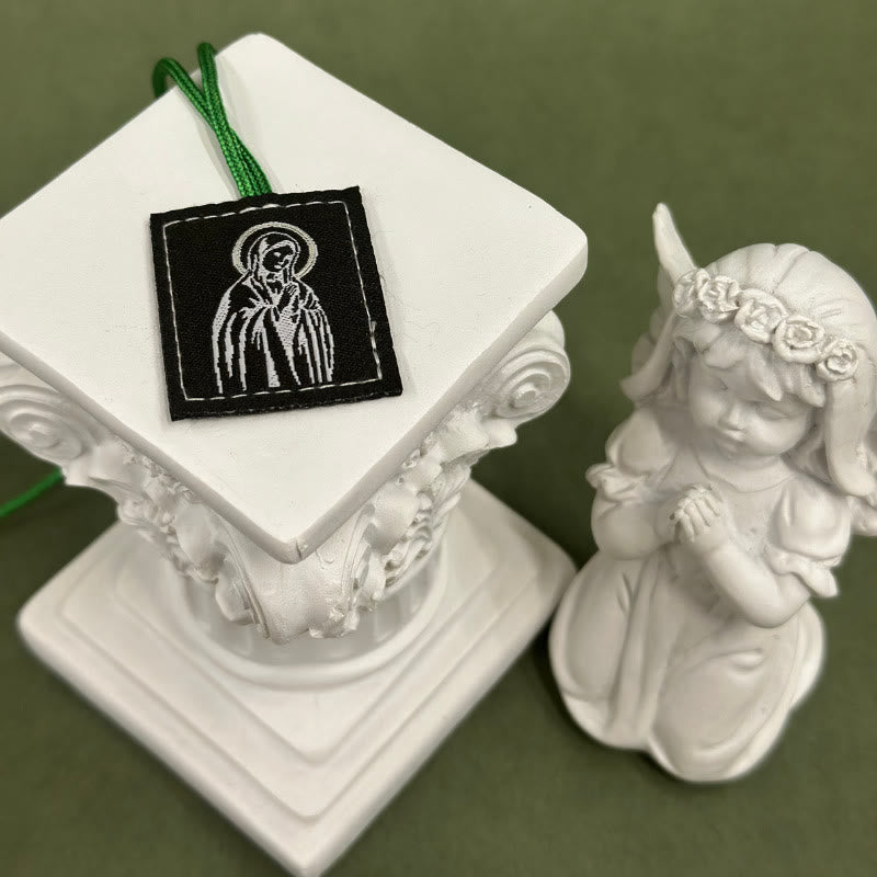 Atelier d'art chrétien Scapulaire de Jésus et de Notre-Dame : Tendre rappel de sa sollicitude - J - image 10
