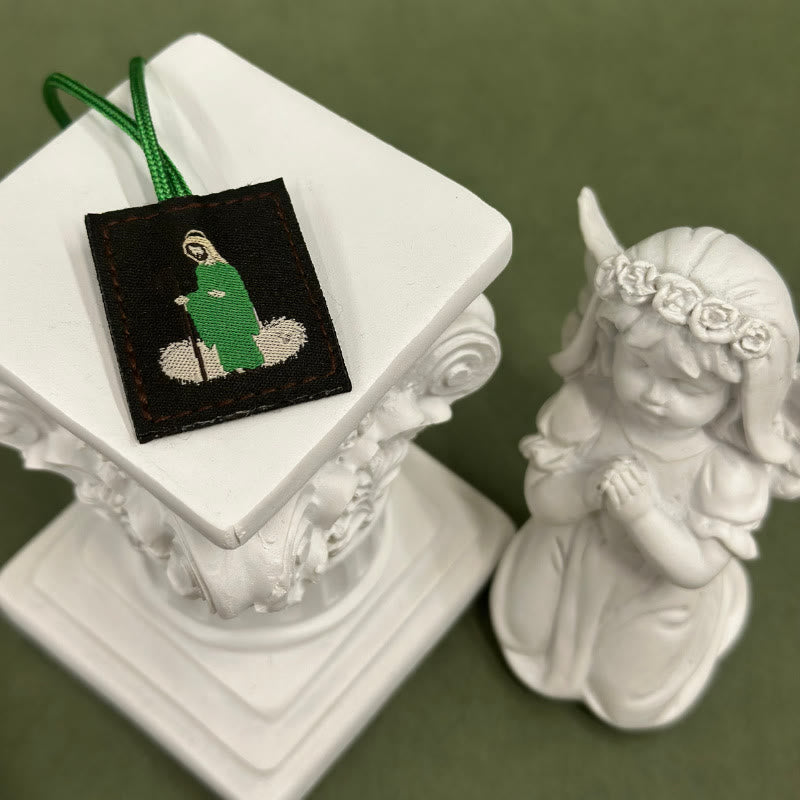 Atelier d'art chrétien Scapulaire de Jésus et de Notre-Dame : Tendre rappel de sa sollicitude - UN - image 1