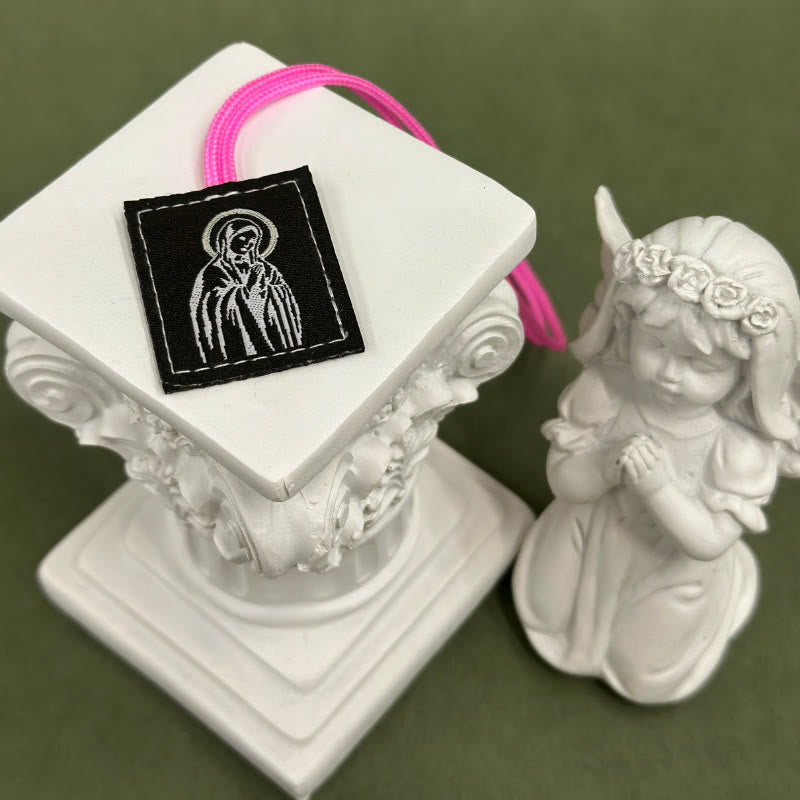 Atelier d'art chrétien Scapulaire de Jésus et de Notre-Dame : Tendre rappel de sa sollicitude - je - image 9