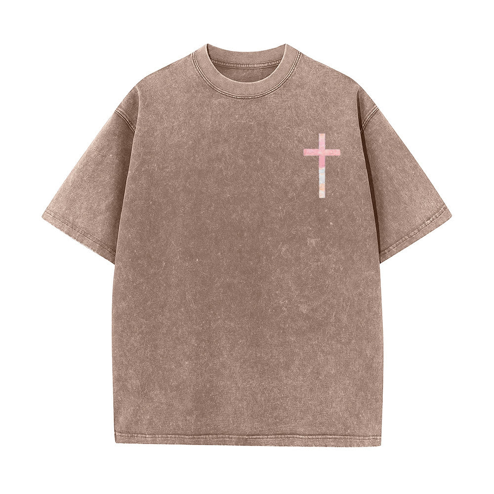 Christianartworkshop T-shirt chrétien unisexe lavé double face « Sa miséricorde est nouvelle » - image 9