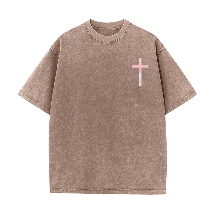 Christianartworkshop T-shirt chrétien unisexe lavé double face « Sa miséricorde est nouvelle » - image 9