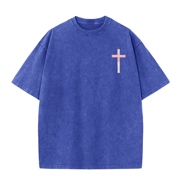 Christianartworkshop T-shirt chrétien unisexe lavé double face « Sa miséricorde est nouvelle » - image 5