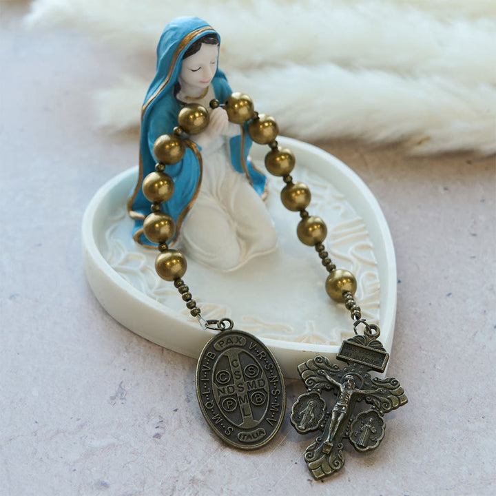 Christianartworkshop La série de chapelets de poche Four Protect Battle Beads en 4 finitions Guerrier - image 14