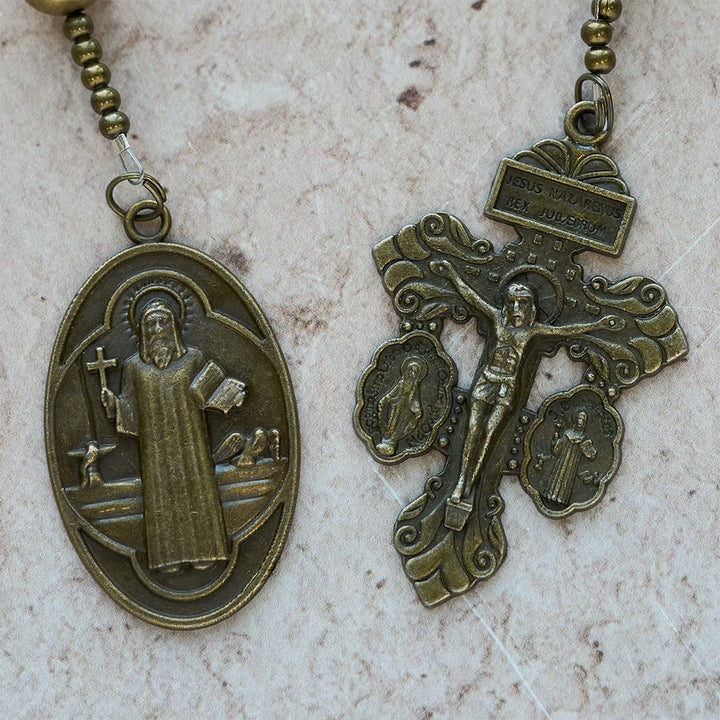 Christianartworkshop La série de chapelets de poche Four Protect Battle Beads en 4 finitions Guerrier - image 15