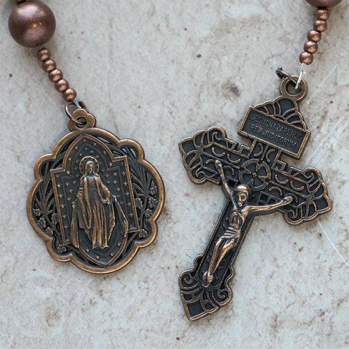 Christianartworkshop La série de chapelets de poche Four Protect Battle Beads en 4 finitions Guerrier - image 22