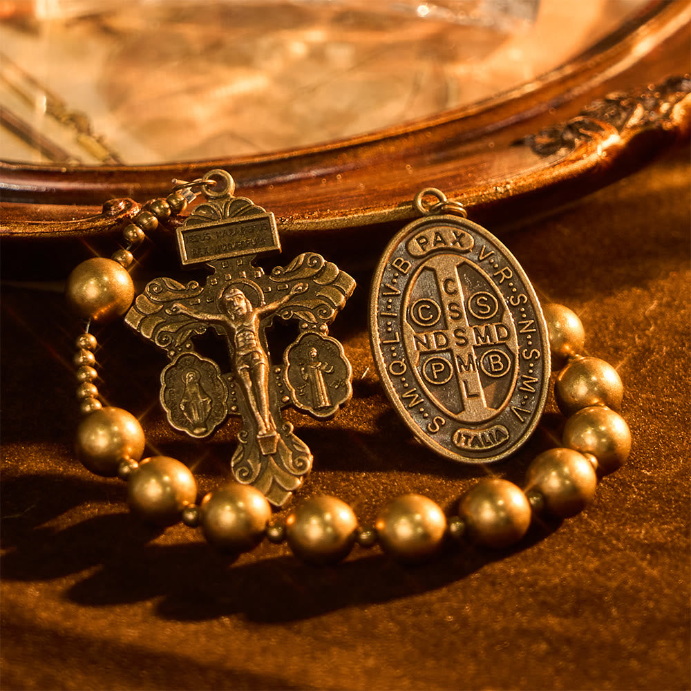 Christianartworkshop La série de chapelets de poche Four Protect Battle Beads en 4 finitions Guerrier - image 13