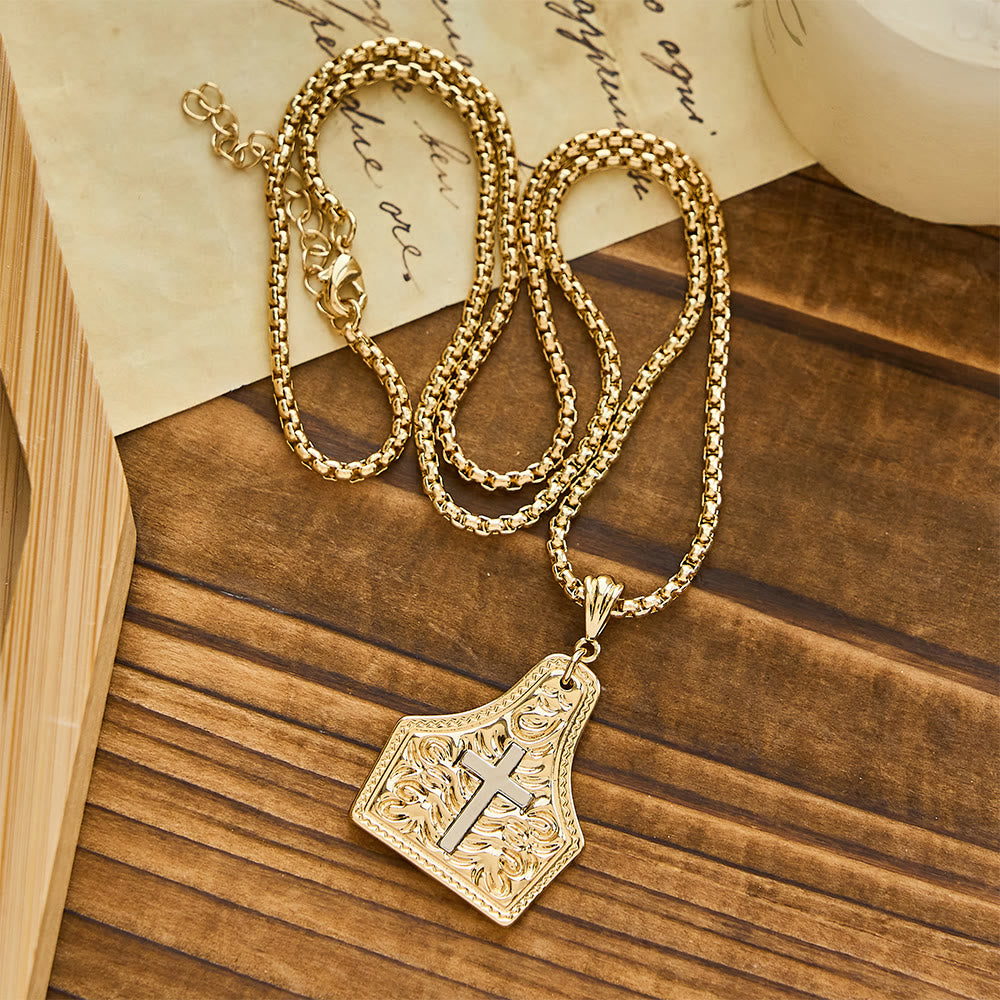 Christianartworkshop Collier pendentif croix orné : une foi inébranlable au quotidien - image 4