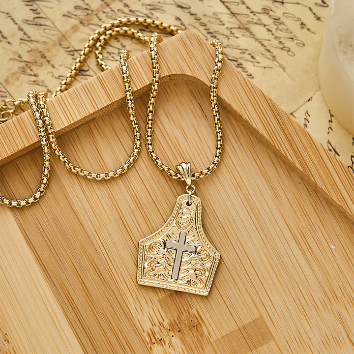 Christianartworkshop Collier pendentif croix orné : une foi inébranlable au quotidien - image 2