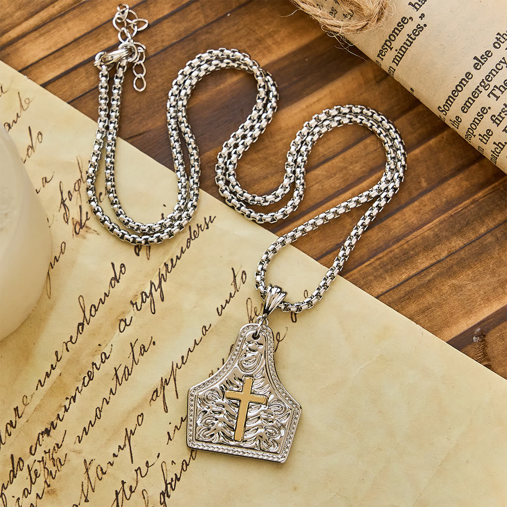 Christianartworkshop Collier pendentif croix orné : une foi inébranlable au quotidien - image 8