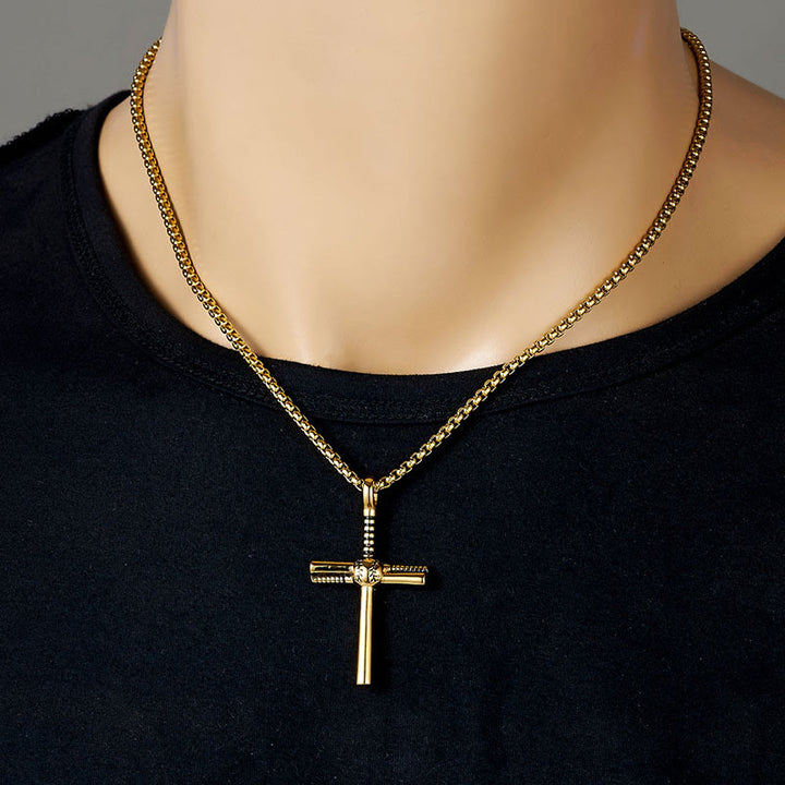Christianartworkshop Pendentif croix motif baseball : Foi et passion au quotidien - image 3
