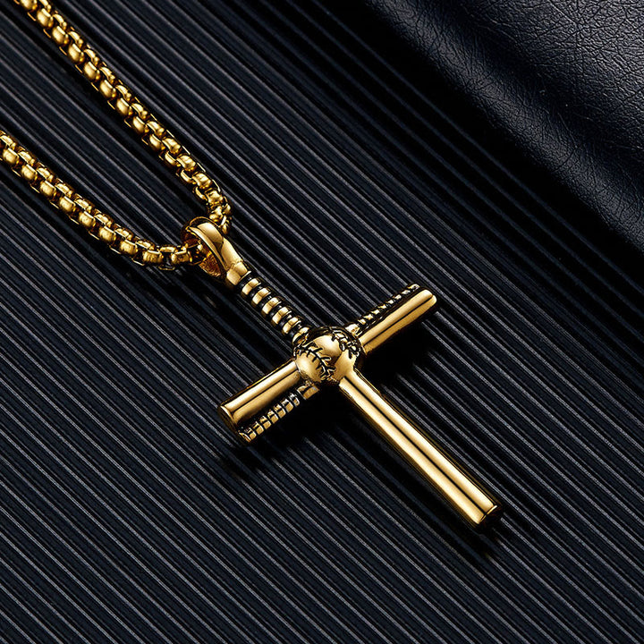 Christianartworkshop Pendentif croix motif baseball : Foi et passion au quotidien - image 5