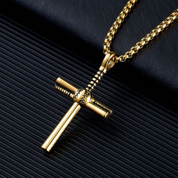 Christianartworkshop Pendentif croix motif baseball : Foi et passion au quotidien - image 4