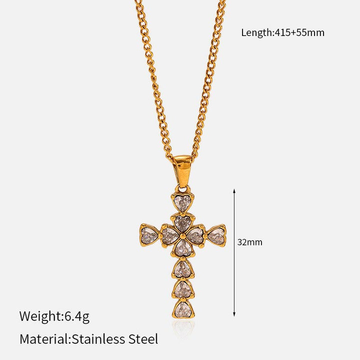 Christianartworkshop Collier croix multi-motifs : un rappel discret de sa fidélité - je - image 11
