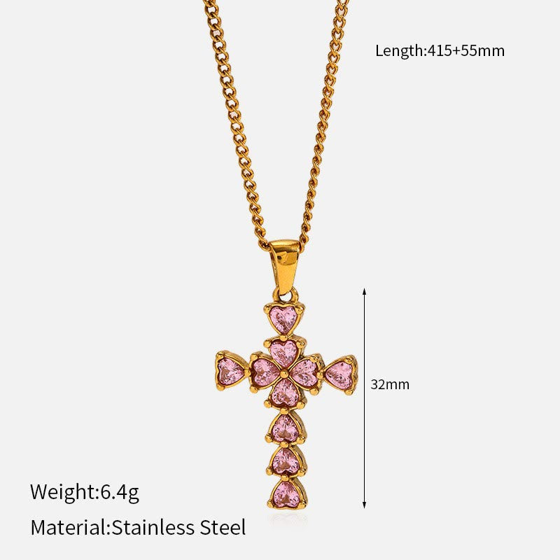 Christianartworkshop Collier croix multi-motifs : un rappel discret de sa fidélité - J - image 12