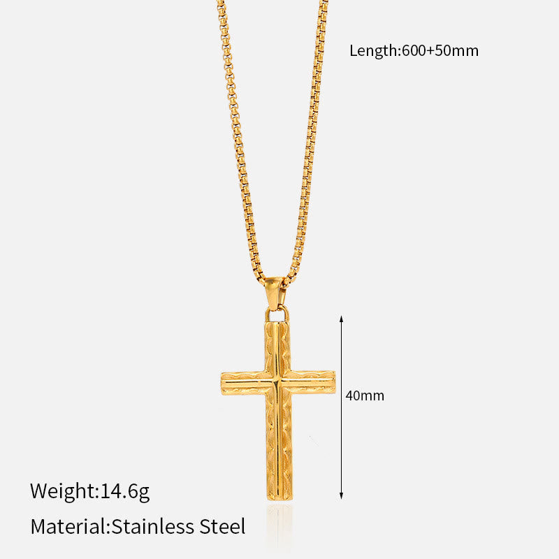 Christianartworkshop Collier croix multi-motifs : un rappel discret de sa fidélité - G - image 9